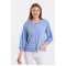 Blue Collar Buttoned Organic Fabric Shirt